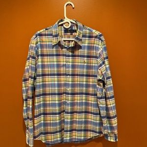 Ralph Lauren checkered button down dress shirt